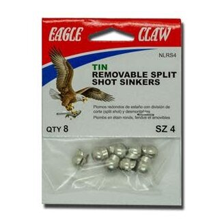 WRIGHT & MCGILL CO. EAGLE CLAW REMOVABLE SPLIT SHOT NON-LEAD NLRSG5 GREEN