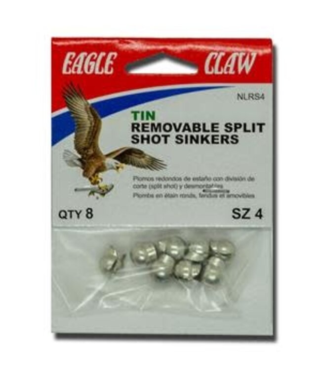 WRIGHT & MCGILL CO. EAGLE CLAW REMOVABLE SPLIT SHOT NON-LEAD NLRSG5 GREEN