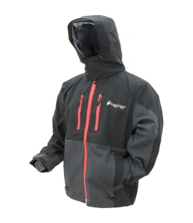 FROGG TOGGS PILOT GUIDE JACKET BLACK/GRAY