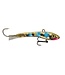 Moonshine Lures MOONSHINE SHIVER MINNOW - SZ1 - 3/8OZ - HAMMERED GOLD/GLOW BLUE DOTS