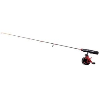 WRIGHT & MCGILL CO. EAGLE CLAW SOLID CARBON 28" MEDIUM INLINE ICE COMBO