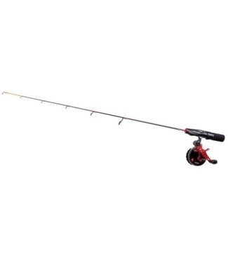 WRIGHT & MCGILL CO. EAGLE CLAW SOLID CARBON 28" MEDIUM INLINE ICE COMBO