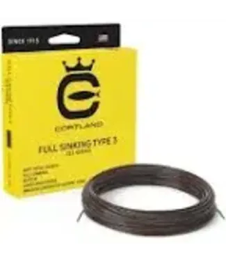 Cortland CORTLAND 333 CLASSIC FULL SINKING TYPE 3  WF9S BROWN 90FT FRESHWATER/SALTWATER