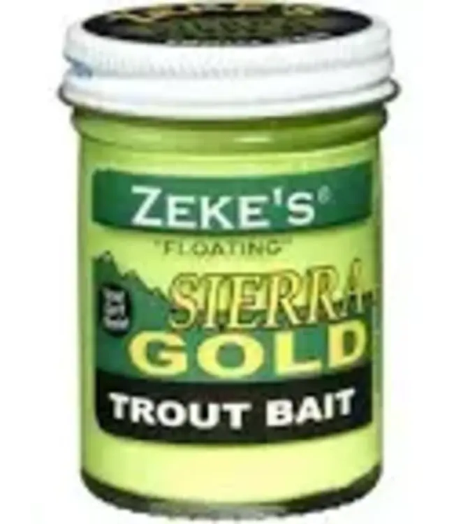 ZEKE'S ZEKE'S SIERRA GOLD FLOATING TROUT BAIT CHARTREUSE
