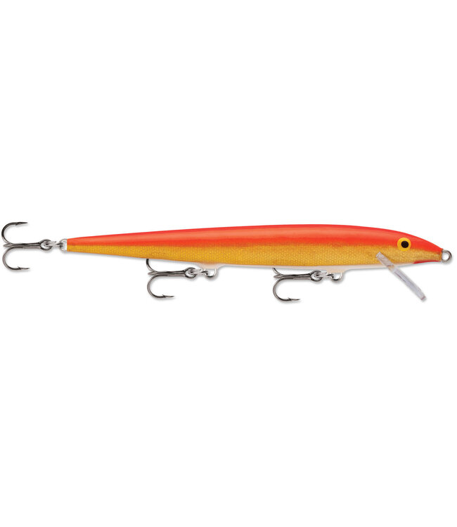Rapala F13-GFR RAPALA ORIGINAL FLOATING 5-1/4” 1/4 OZ GOLD/FL RED