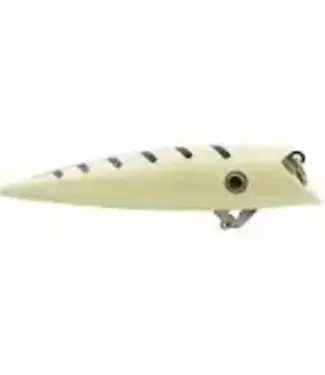 DREAMWEAVER LURE COMPANY Captains Choice Plug - Glow Black Ladder Back
