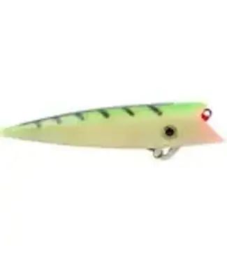 DREAMWEAVER LURE COMPANY Captains Choice Plug - Super Green Black Ladder Back