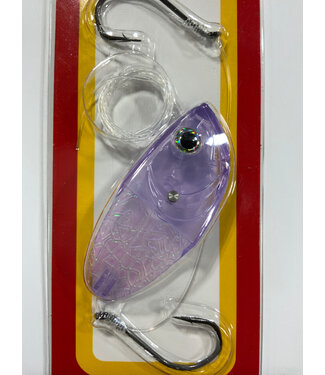 LUHR JENSEN Cut Bait Head with Rigging - Fish Candy Purple UV