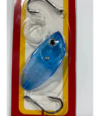 LUHR JENSEN Cut Bait Head with Rigging - Fish Candy Blue UV