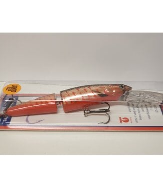 Challenger Lures CHALLENGER DEEP JOINTED MINNOW 4-3/8" 1/2 OZ COPPER ORANGE SPLASH (MG010D-T10)