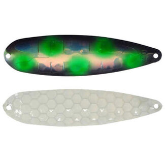 DREAMWEAVER LURE COMPANY DREAMWEAVER STANDARD SPOON - EXCLUSIVE COLOR - BIG ZITS - WHITE BACK