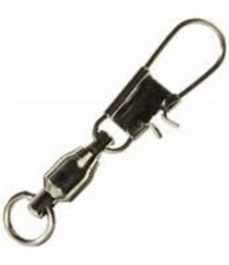 Eagle Claw BALL BEARING SWIVEL W/INTERLOCK SNAP-1 01082-001 BLACK