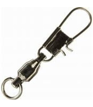 DOLPHIN DOLPHIN BLACK BALL BEARING SWIVEL W/COASTLOCK SNAP SZ 1 12PK