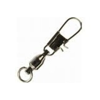 WRIGHT & MCGILL CO. EAGLE CLAW BALL BEARING SWIVEL W/INTERLOCK SNAP-2 01082-002 BLACK