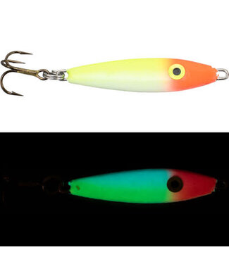 Moonshine Lures MOONSHINE SHIVER SPOON - 1/2OZ - BLUE CLOWN