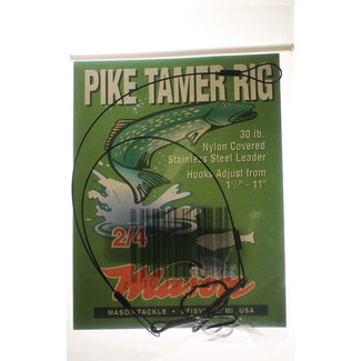 MASON PIKE TAMER RIG 30#,Sz2&4 QUICK STRIKE RIG