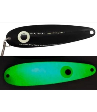 NORTHEAST TROLLER - TROLLING SPOON - 3.75" - CARBON-14