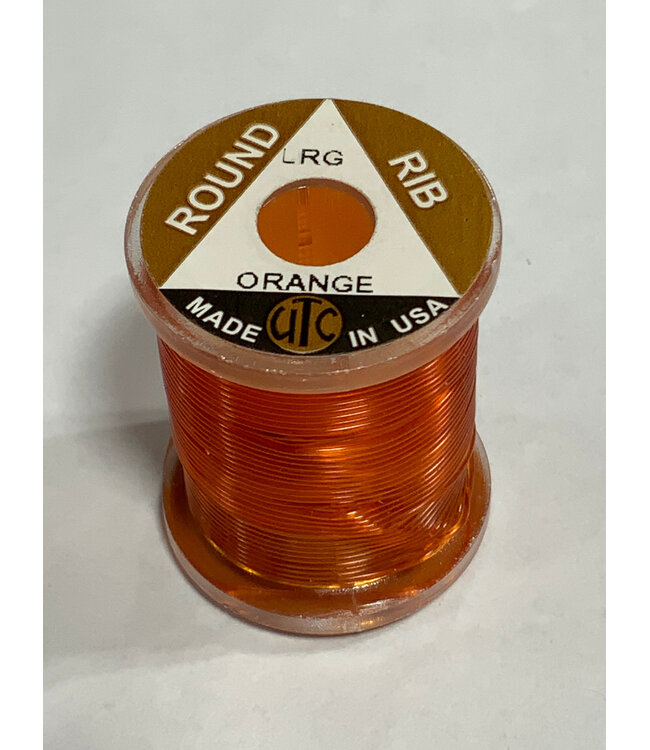 (VOL012) VINYL ROUND RIB, LARGE ORANGE