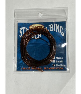 Wapsi STRETCH TUBING, MEDIUM BROWN VTM047