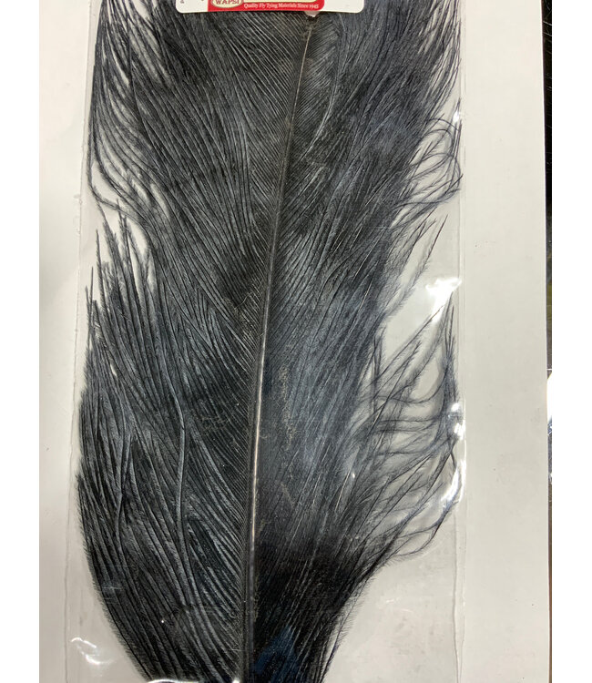 Wapsi OSTRICH PLUMES, BLACK OP100