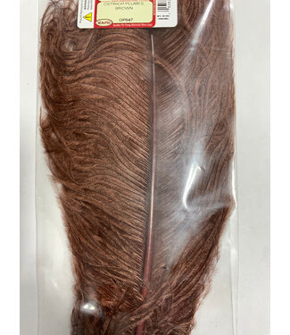 Wapsi OSTRICH PLUMES, BROWN OP047