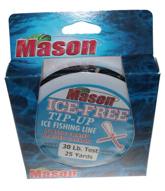 MASON TACKLE CO. MASON TIP-UP LINE 30lb, 25yd, ICE FREE