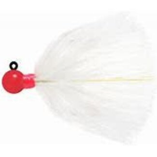 HAWKEN FISHING HAWKEN SY'S MARABOU JIG 1/64OZ HOT PINK HEAD/WHITE 2PK