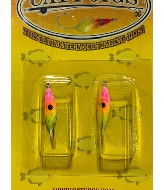 Caty Jig CATY JIG - LIGHTNING -  SZ 6 - 2PK - PINK ORANGE YELLOW - 65-35-6