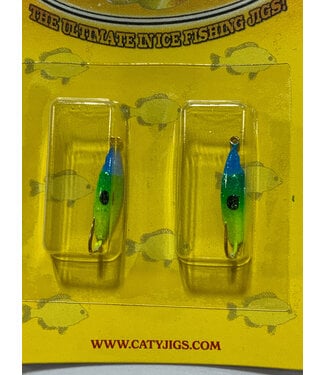 Caty Jig CATY JIG - LIGHNING - SZ 6 - 2PK - BLUE/GREEN/CHART - 65-36-6