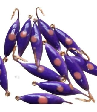 Caty Jig CATY JIG - LIGHTNING - SZ 6 - 2PK - PURPLE W/RED GLOW DOT - 65-95-6