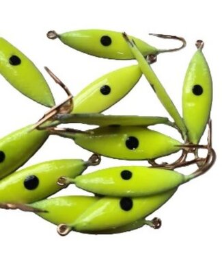 Caty Jigs CATY JIGS - LIGHTNING - SZ 6 - 2PK - YELLOW CHART - 65-07-6