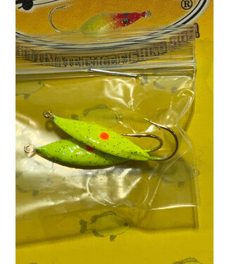 Caty Jigs CATY JIGS - LIGHTNING - SZ 2 - 2PK - CHARTREUSE - 75-07-2