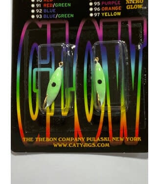 Caty Jig CATY JIG - LIGHTNING - SZ 2 - 2PK - GREEN NITRO  - 75-94-0
