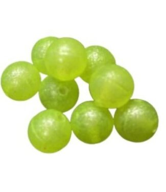 Catalyst Tackle LLC CATALYST BEADS - 10MM - 20PK - BIOHAZARD PEARL - (BRIGHT GREEN CHARTRUESE PEARL)