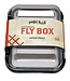 PERFECT HATCH PERFECT HATCH FLY BOX-WATERPROOF-CLEAR-BLACK SLIT FOAM DBL SIDED-SMALL-5x4x1.75in