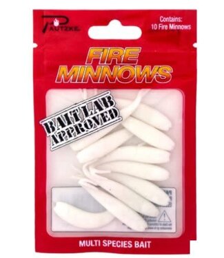 PAUTZKE BAIT CO., INC. PAUTZKE FIRE MINNOWS-2.5"-10PK-PEARL