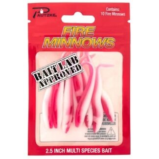 PAUTZKE BAIT CO., INC. PAUTZKE FIRE MINNOWS-2.5"-10PK-PINK