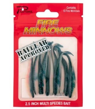 PAUTZKE BAIT CO., INC. PAUTZKE FIRE MINNOWS-2.5"-10PK-RAINBOW