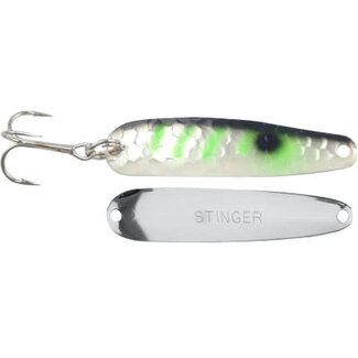 Gibbs-Delta Tackle MICHIGAN STINGER - SCORPION - SILVER SMOOTH HAMMERED GLO GREEN ALEWIFE (XSH276)