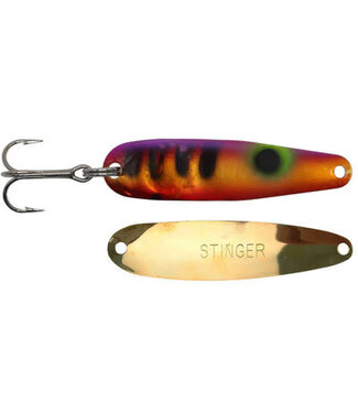 Gibbs-Delta Tackle MICHIGAN STINGER-SCORPION-2.25-GOLD SMOOTH-PURPLE PERCH FRENZY (XG536)