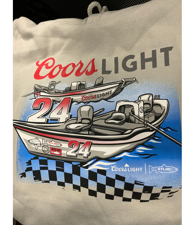 STLHD STLHD MEN'S X COORS LIGHT FAST LANE PREMIUM HOODIE