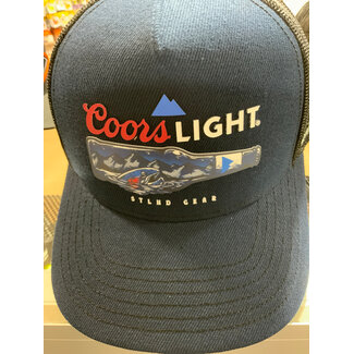 STLHD STLHD X COORS LIGHT BOTTLESCAPE TRUCKER
