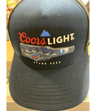 STLHD STLHD X COORS LIGHT BOTTLESCAPE TRUCKER