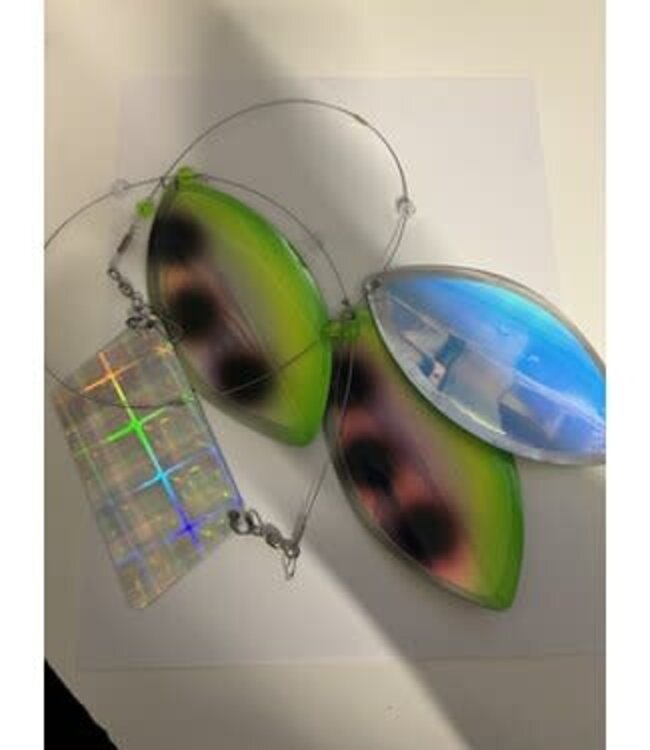 HAMMERHEAD TACKLE HAMMERHEAD COWBELLS  5/0  5.25" -  UV PICKLE SEED  ASUV5211