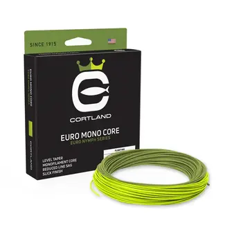 Cortland CORTLAND EURO NYMPH MONO CORE GECKO GREEN/CHARTREUSE 90FT 401433