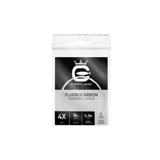 Cortland Cortland 5X Fluorocarbon Tapered Leader 9FT 4.5LB 608214