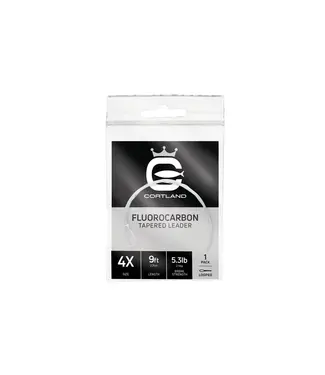 Cortland Cortland 4X Fluorocarbon Tapered Leader 9FT 5.3LB 608207