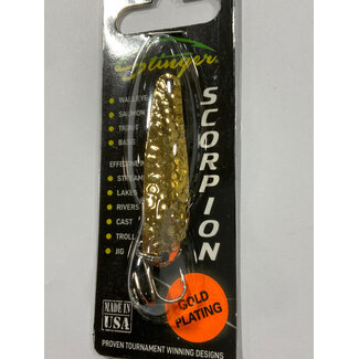 Gibbs-Delta Tackle MICHIGAN STINGER - SCORPION - GOLD HAMMERED GOLD HAMMERED XGH