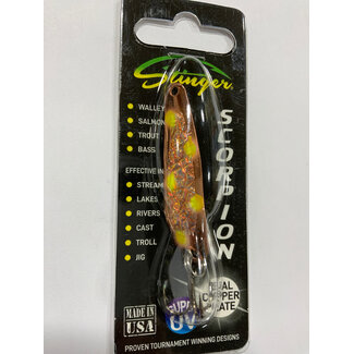 Gibbs-Delta Tackle MICHIGAN STINGER - SCORPION - COPPER SMOOTH UV ICEE (XCU368)