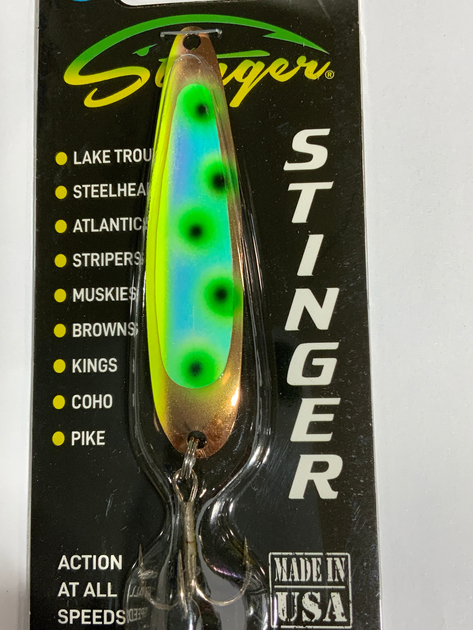 Gibbs-Delta Tackle MICHIGAN STINGER - STINGER - COPPER BACK EYEBALL MAN ...
